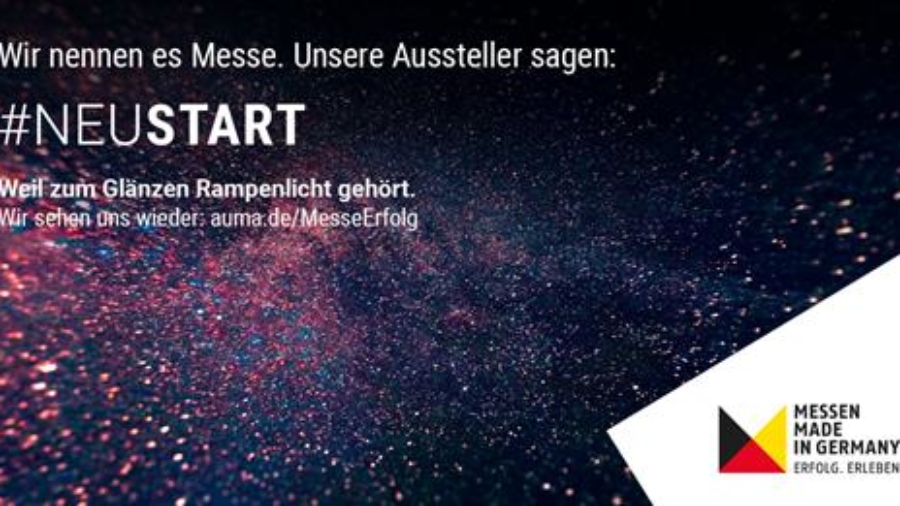 AUMA unterstützt Neustart der Messen mit Nutzen-Argumenten