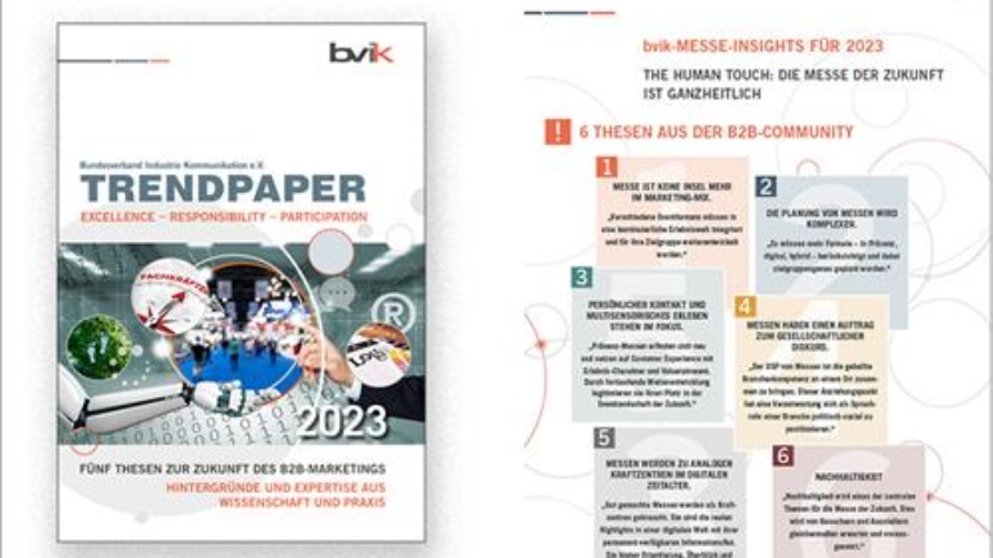 bvik-Trendpaper: Messen als analoge Kraftzentren