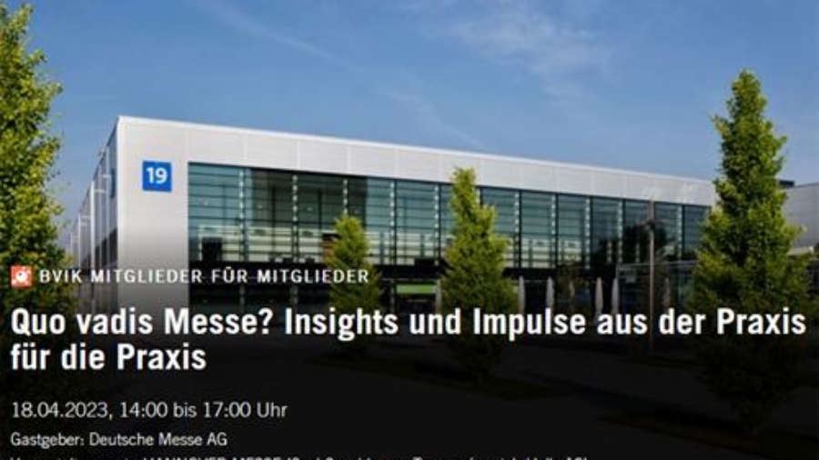 HANNOVER MESSE: AUMA-Vortrag