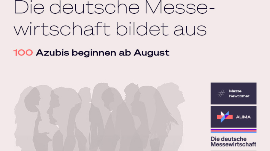 Ausbildung beginnt: Mehr als 100 Azubis und 40 Studierende starten deutschlandweit in der Messebranche