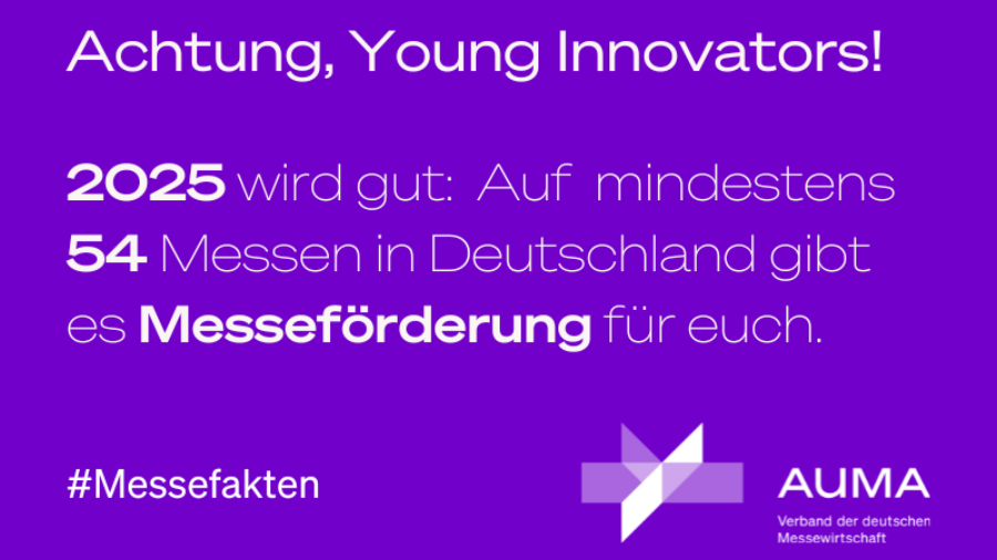 Förderung für Start-ups 2025: Unterstützung für über 50 Messen in Deutschland